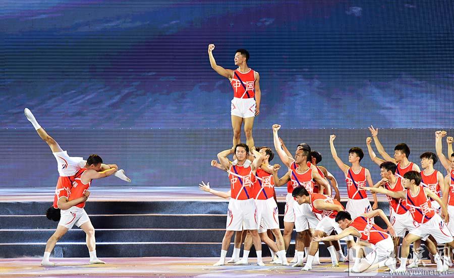 5、第二部分:开幕式文体表演——《梦想飞扬 前进前进》,第三篇章:梦想飞扬,9、男子群舞《追梦》。曾永洪 摄 (12) 副本 5、第二部分:开幕式文体表演——《梦想飞扬 前进前进》,第三篇章:梦想飞扬,9、男子群舞《追梦》。曾永洪 摄 (12) 副本